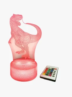 Børn Powerpal Lamper & Belysning-3D-Natlampe, Dinosaur T-Rex