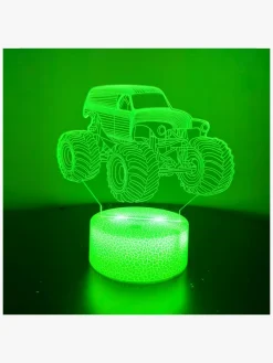 Børn Powerpal Lamper & Belysning-3D-Natlampe Monster Truck