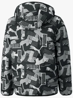 Børn Puma Vintertøj|Overtøj-AOP Vinterjakke, Black