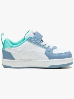 Sneakers|Puma Caven 2.0 Lo Hot Wheels AC+ Infant Sneakers, Cool Blue/White/Aquatic