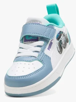 Sneakers|Puma Caven 2.0 Lo Hot Wheels AC+ Infant Sneakers, Cool Blue/White/Aquatic
