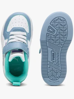 Sneakers|Puma Caven 2.0 Lo Hot Wheels AC+ Infant Sneakers, Cool Blue/White/Aquatic