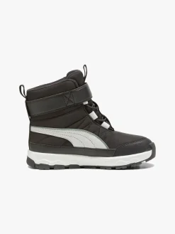 Støvler & Vinterstøvler|Puma Evolve Puretex AC PS Vinterstøvler, Black/Ash Grey/White Sort/Hvid