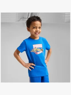 Overdele|Puma Hot Wheels T-shirt, Blå