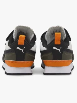 Sneakers|Puma R78 V Inf Sneakers, White/ Black/Vibrant Orange