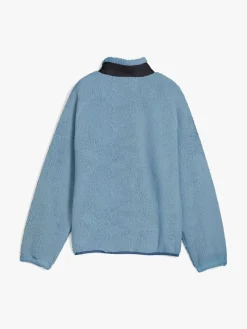 Fleecetøj|Puma Sherpa Hybrid Fleecetrøje, Cool Blue Blå/Sort
