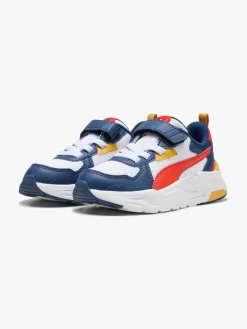 Sneakers|Puma Trinity Lite AC+ PS Sneakers, White/Fierce Red/Persian Blue