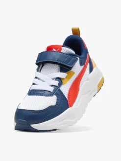 Sneakers|Puma Trinity Lite AC+ PS Sneakers, White/Fierce Red/Persian Blue