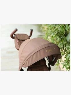 Cykler|Qplay Rito Delux 6-i-1 Sammenklappelig Trehjulet Cykel, Brun