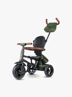 Cykler|Qplay Rito Delux 6-i-1 Sammenklappelig Trehjulet Cykel, Olivengrøn Grøn