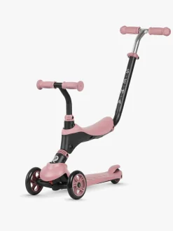 Løbehjul|Qplay Sema 5-in-1 Trehjulet Løbehjul, Pink Lyserød