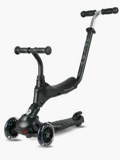 Løbehjul|Qplay Sema Pro 5-in-1 Trehjulet Løbehjul, Sort