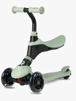 Løbehjul|Qplay Sema Pro 5-in-1 Trehjulet Løbehjul, Grøn