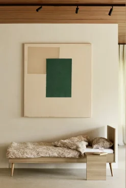 Børnesenge & Tilbehør|Quax FLOW Junior Sæt 70x170, Honey Ash Beige