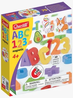 Byggesæt & Lego|Lærerig Leg|Quercetti Magneter ABC, 123