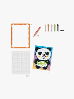 Quercetti Kreativt Legetøj-Pixel Art Kreasæt Basic Panda 943 Dele