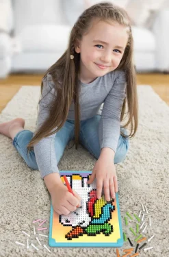 Kreativt Legetøj|Quercetti Pixel Art Kreasæt Basic Enhjørning 877 Dele