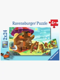Ravensburger Spil & Puslespil-Bjørnefamilien Puslespil 2x24 Brikker