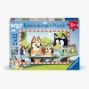 Spil & Puslespil|Ravensburger Bluey Puslespil 2x12 Brikker