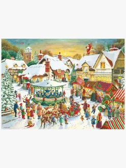Ravensburger Spil & Puslespil-Christmas Collection No1 Puslespil 2x500 Brikker