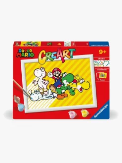 Kreativt Legetøj|Ravensburger CreArt Super Mario Malesæt