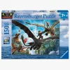 Spil & Puslespil|Ravensburger Dragons XXL Puslespil 150 Brikker
