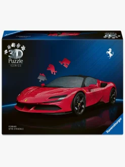 Ravensburger Spil & Puslespil-Iconics 3D-puslespil Ferrari SF 90 Stradale 163 Brikker
