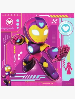 Spil & Puslespil|Ravensburger Iron Man & His Awesome Friends Puslespil 3x49 Brikker