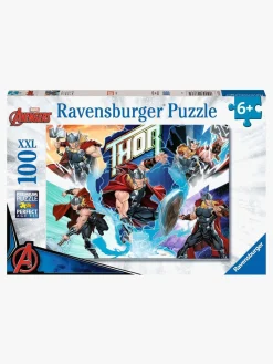 Ravensburger Spil & Puslespil-Marvel Avengers Puslespil Thor XXL 100 Brikker