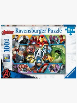 Spil & Puslespil|Ravensburger Marvel Avengers XXL Puslespil 100 Brikker