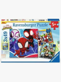 Spil & Puslespil|Ravensburger Marvel Spidey and His Amazing Friends Puslespil 3x49 Brikker