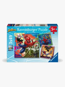 Legetøj Til Børn På 0-10 År|Spil & Puslespil|Ravensburger Marvel Spider-Man Puslespil 3x49 Brikker