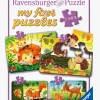Spil & Puslespil|Ravensburger My First Puzzles Forest Animal Fun Puslespil 4-i-1