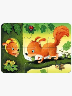 Spil & Puslespil|Ravensburger My First Puzzles Forest Animal Fun Puslespil 4-i-1