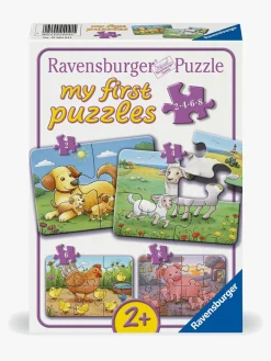 Ravensburger Spil & Puslespil-My First Puzzles Puslespil Bondegårdsdyr 4-i-1
