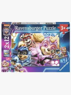 Spil & Puslespil|Ravensburger Paw Patrol The Mighty Movie Puslespil 2x12 Brikker