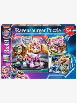 Ravensburger Spil & Puslespil-Paw Patrol The Mighty Movie Puslespil 3x49 Brikker