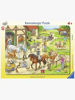Ravensburger Spil & Puslespil-Puslespil A Day At The Ranch 40 Brikker