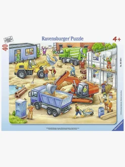 Ravensburger Spil & Puslespil-Puslespil Big Construction Vehicles 40 Brikker