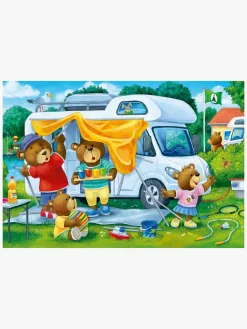 Ravensburger Spil & Puslespil-Puslespil Camping 2x24 Brikker