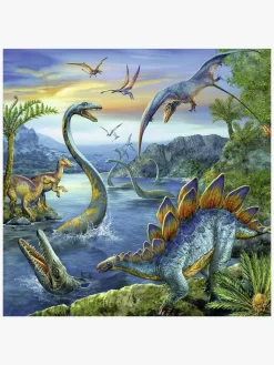 Ravensburger Spil & Puslespil-Puslespil Dinosaurer 3x49 Brikker