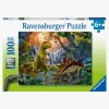 Spil & Puslespil|Ravensburger Puslespil Dinosaurus 100 Brikker