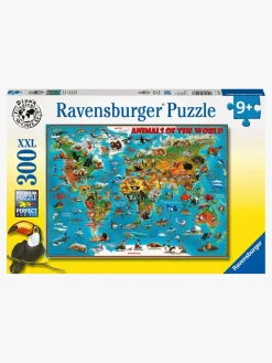 Spil & Puslespil|Ravensburger Puslespil Dyrenes Verden 300 Brikker