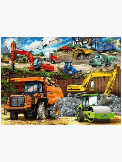 Ravensburger Spil & Puslespil-Puslespil Entreprenørmaskiner, 100 Brikker