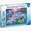 Ravensburger Spil & Puslespil-Puslespil Enhjørning i Solnedgang 150 Brikker