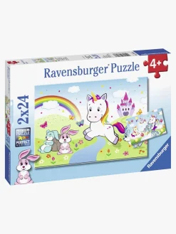 Ravensburger Spil & Puslespil-Puslespil Enhjørning 2x24 Brikker
