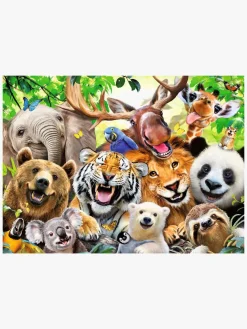 Spil & Puslespil|Ravensburger Puslespil Exotic Animals Selfie XXL 300 Brikker