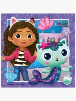 Spil & Puslespil|Ravensburger Puslespil Gabby's Dollhouse 3 x 49 Brikker