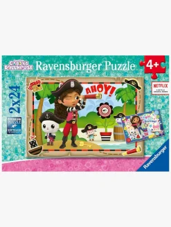 Spil & Puslespil|Ravensburger Puslespil Gabby's Dollhouse 2x24 Brikker