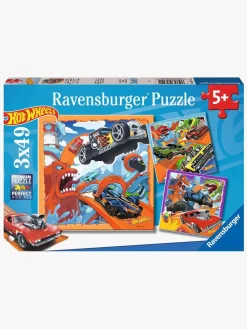 Ravensburger Spil & Puslespil-Puslespil Hot Wheels 3x49 Brikker
